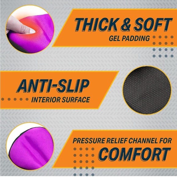 Bikeroo Bike Seat Cushion - Padded Gel Bike Seat Cover, Compatible with Peloton - Picture 4 of 5